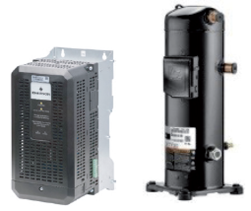 CLAUSIUS è il primo produttore a utilizzare i nuovi compressori Scroll e Inverter Copeland ad alta potenza.