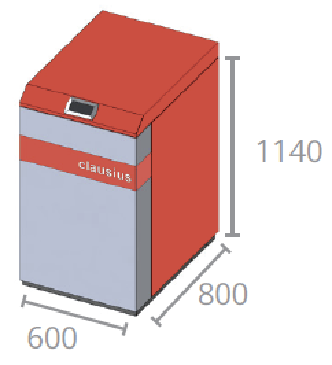 Elevata potenza nel minimo spazio. Fino a 75 kW in un involucro da 600 mm x 800 mm x 1140 mm (larghezza x profondità x altezza).